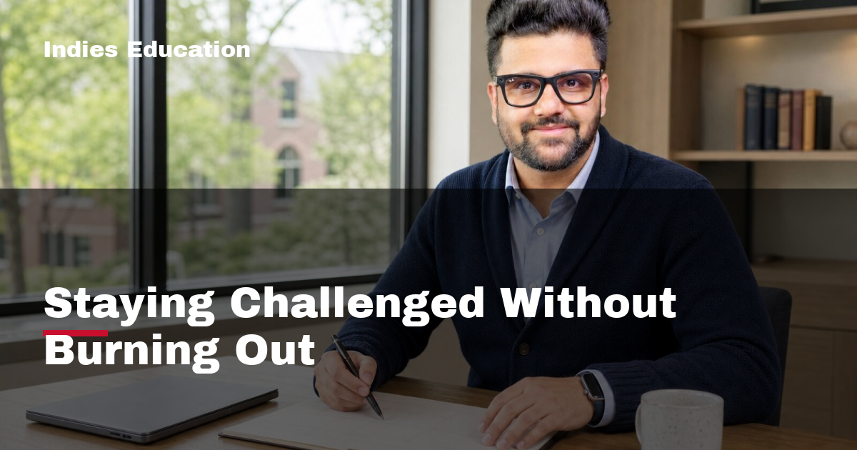 Featured image for Staying Challenged Without Burning Out