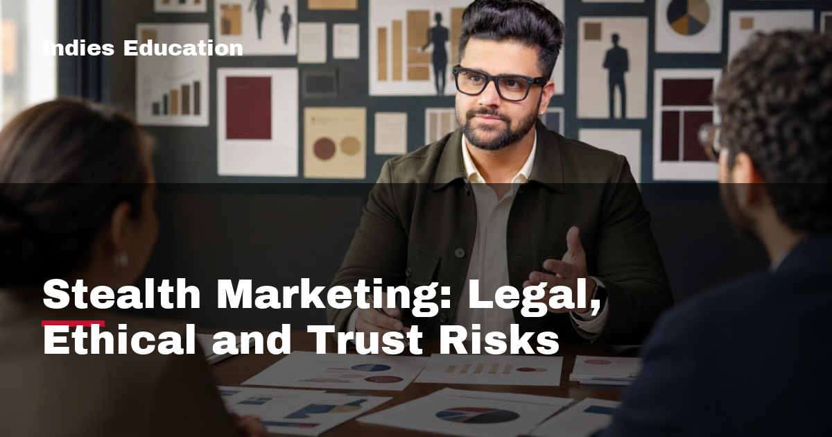 Featured image for Stealth Marketing: Legal, Ethical and Trust Risks