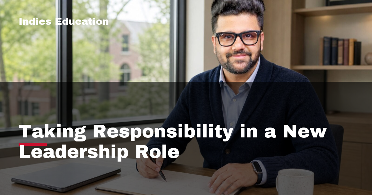 Featured image for Taking Responsibility in a New Leadership Role