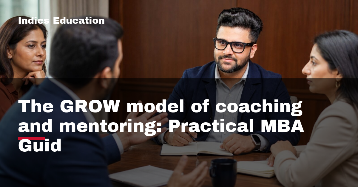 Featured image for The GROW model of coaching and mentoring: Practical MBA Guid