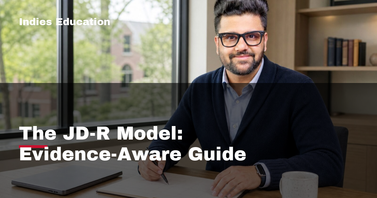 Featured image for The JD-R Model: Evidence-Aware Guide