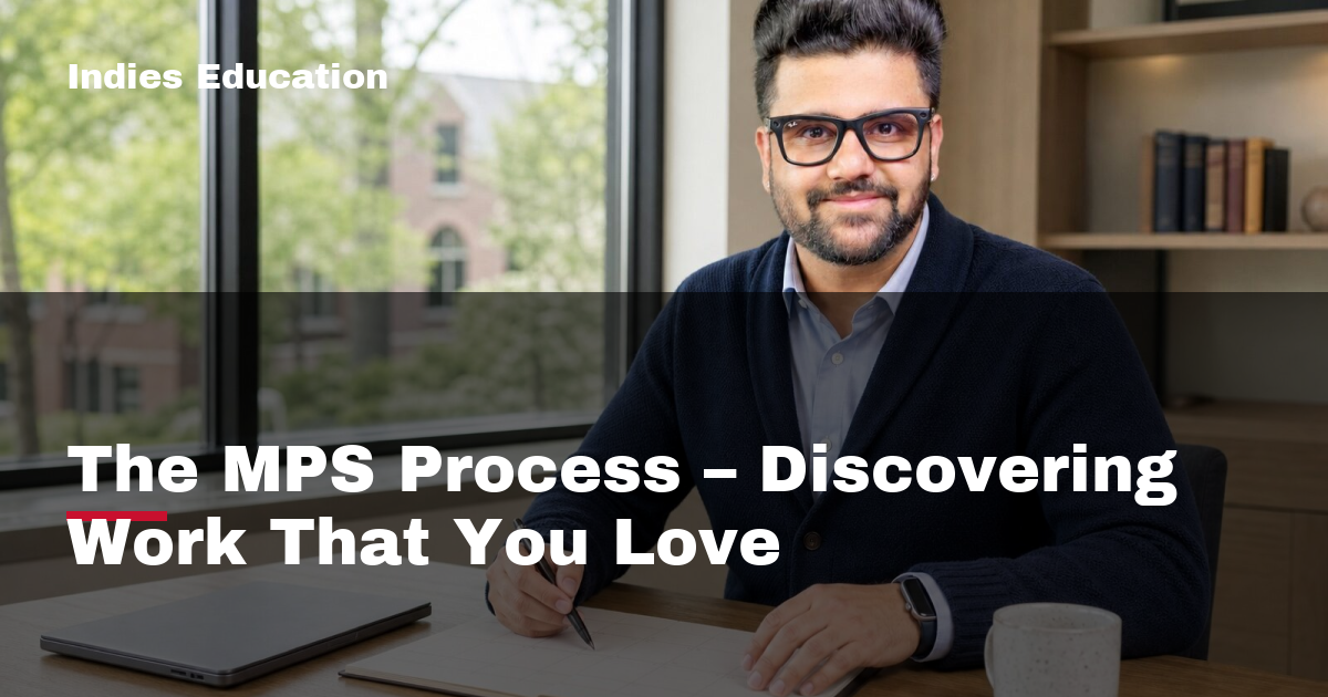 Featured image for The MPS Process – Discovering Work That You Love