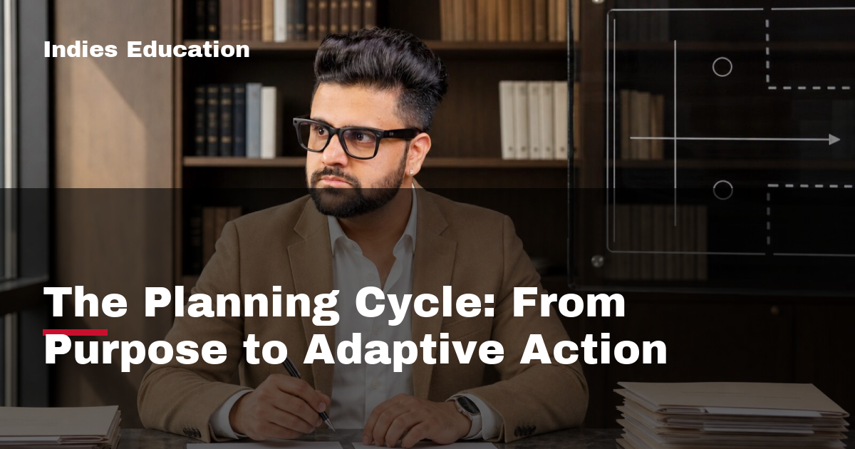 Featured image for The Planning Cycle: From Purpose to Adaptive Action