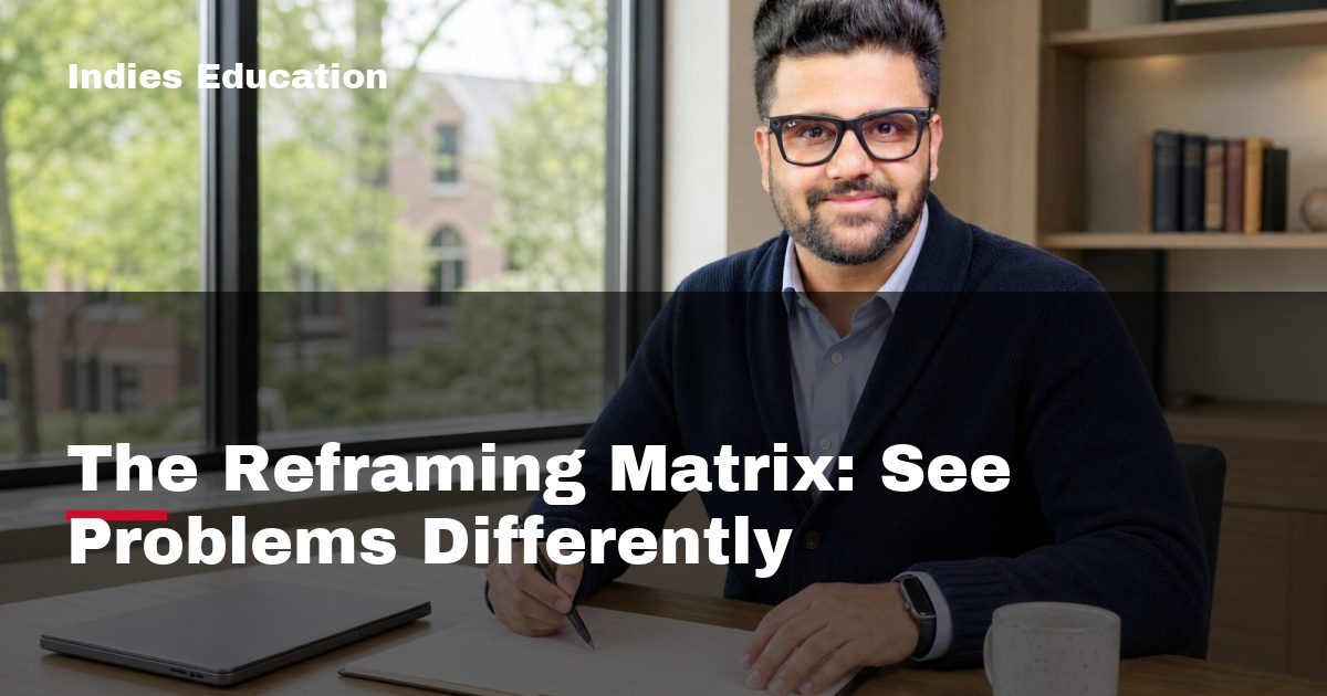 Featured image for The Reframing Matrix: See Problems Differently