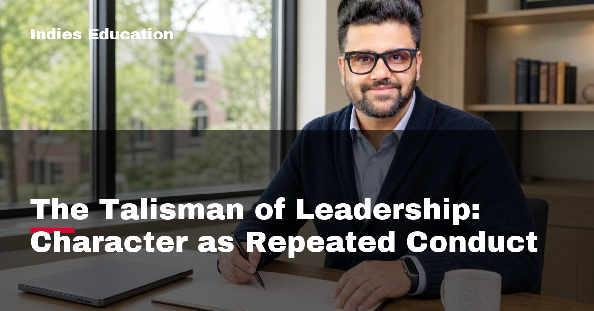 Featured image for The Talisman of Leadership: Character as Repeated Conduct