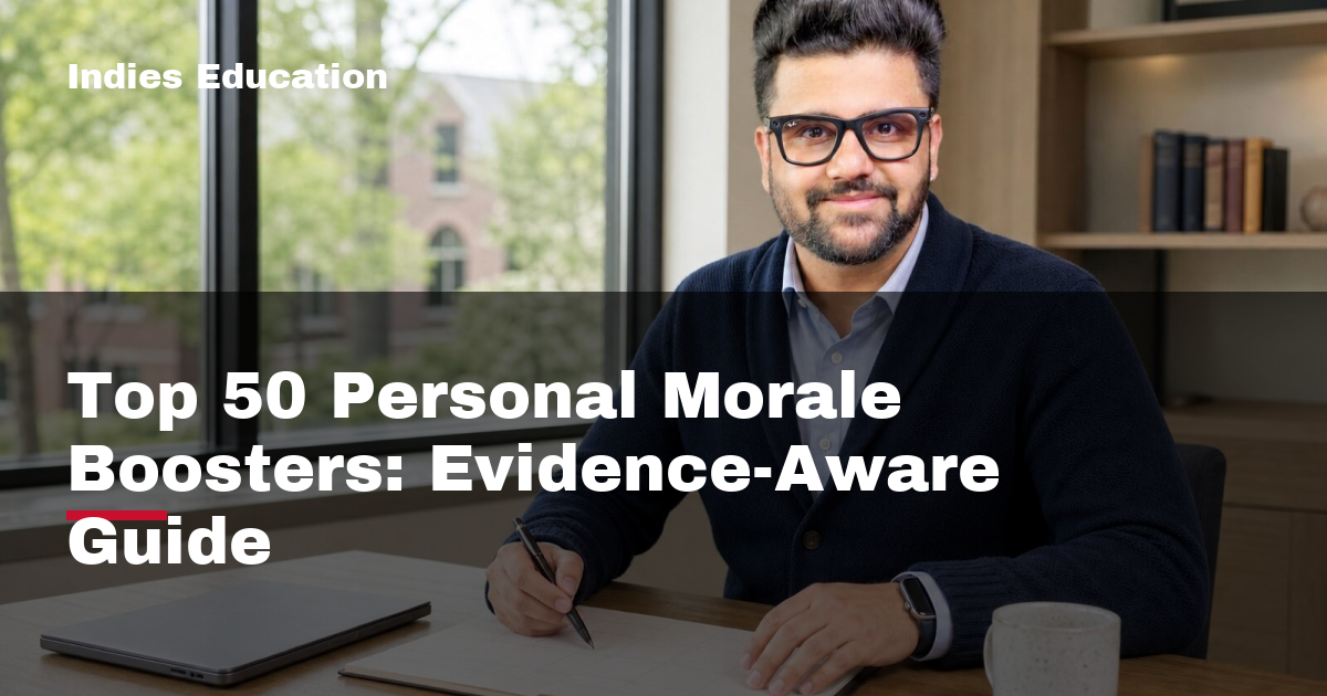 Featured image for Top 50 Personal Morale Boosters: Evidence-Aware Guide