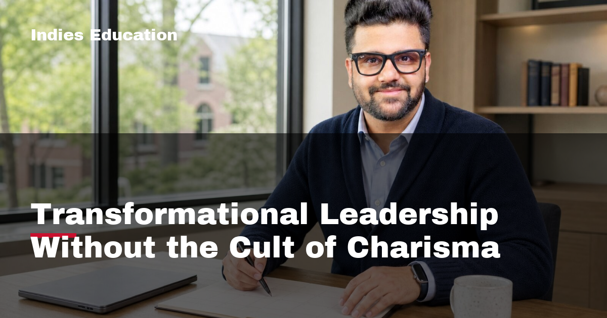 Featured image for Transformational Leadership Without the Cult of Charisma