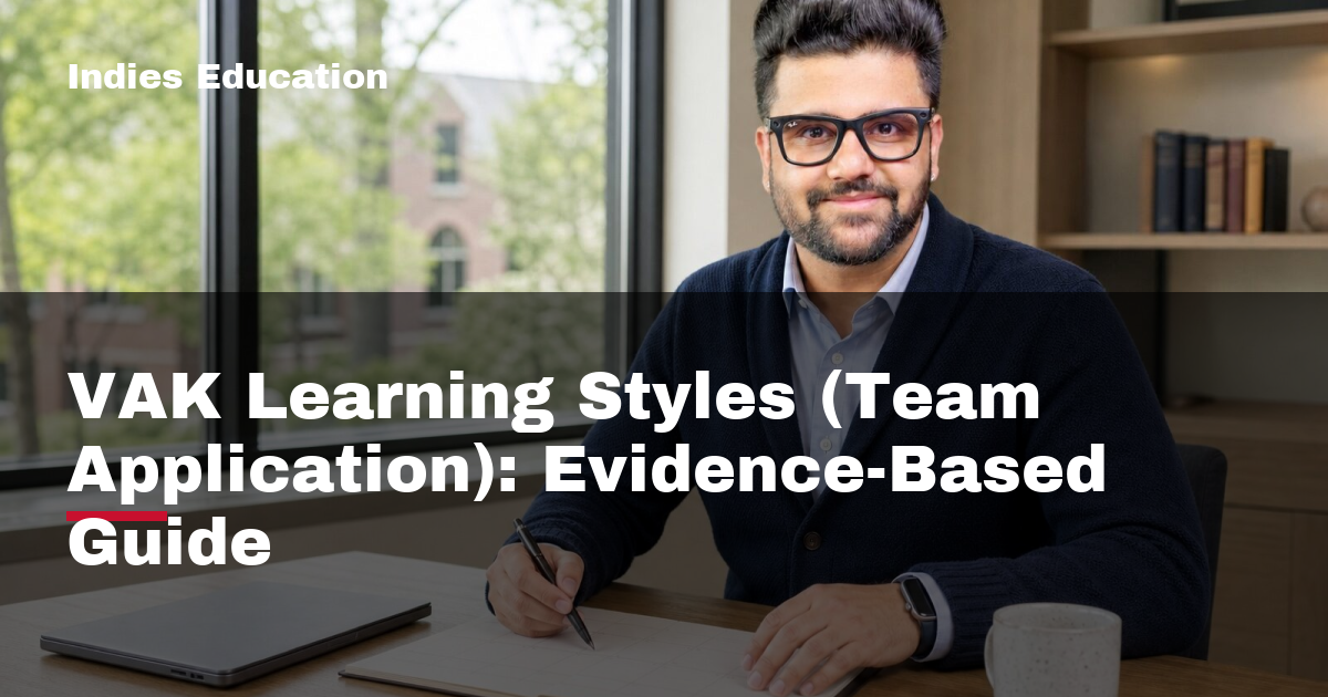 Featured image for VAK Learning Styles (Team Application): Evidence-Based Guide