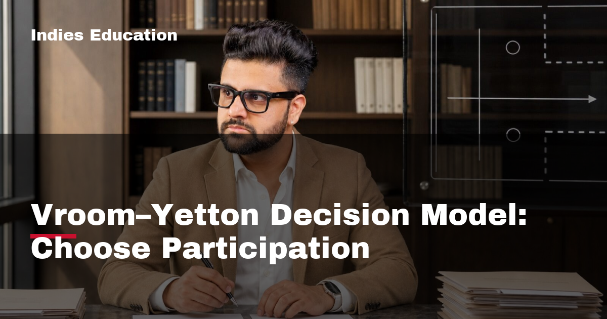 Featured image for Vroom–Yetton Decision Model: Choose Participation