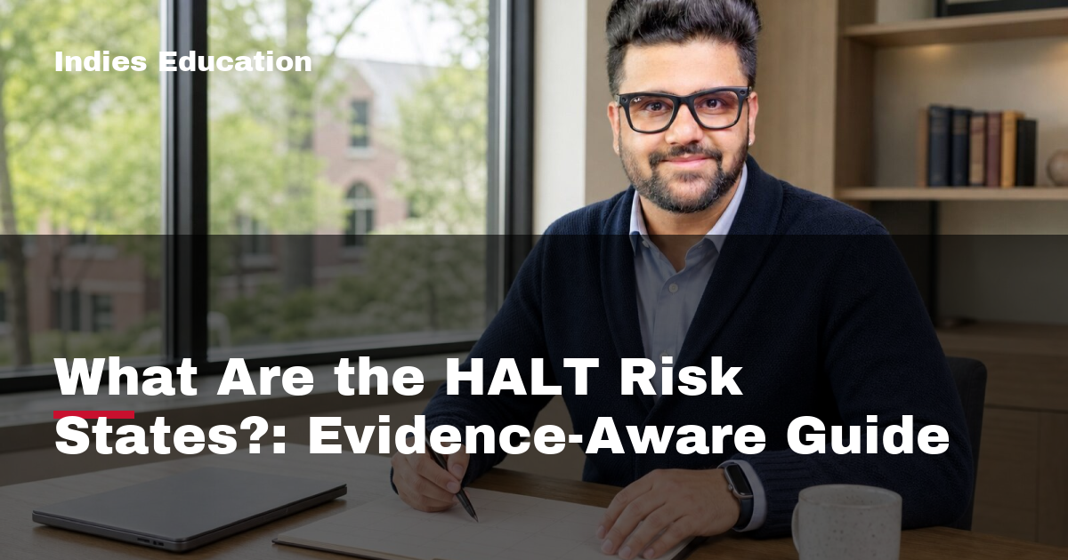 Featured image for What Are the HALT Risk States?: Evidence-Aware Guide