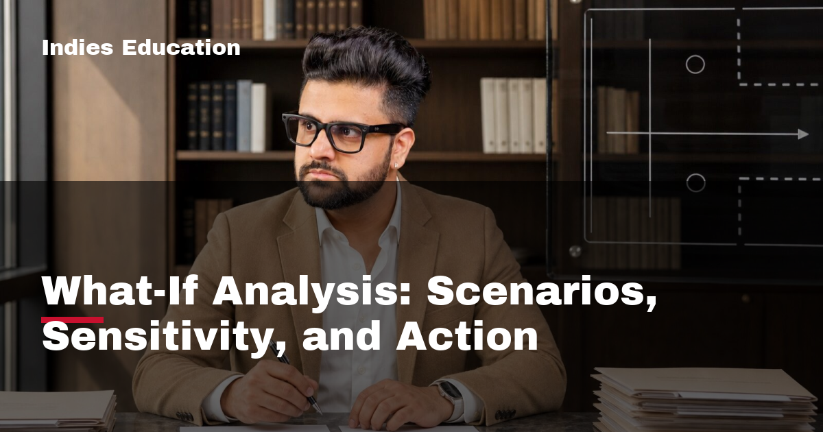 Featured image for What-If Analysis: Scenarios, Sensitivity, and Action