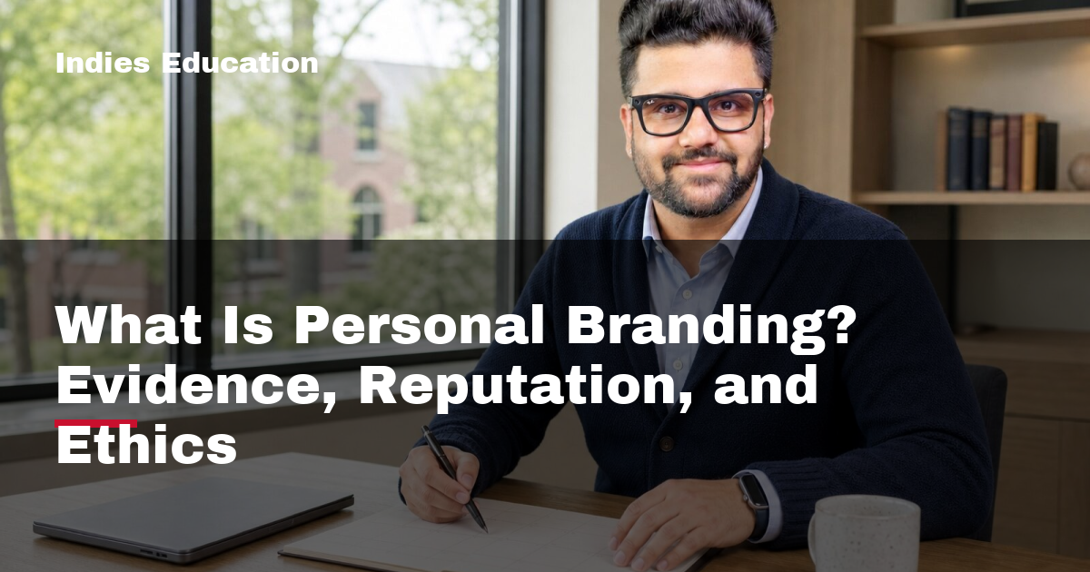 Featured image for What Is Personal Branding? Evidence, Reputation, and Ethics