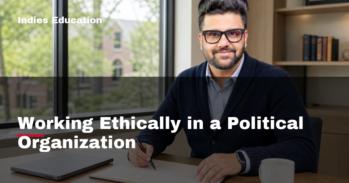 Featured image for Working Ethically in a Political Organization
