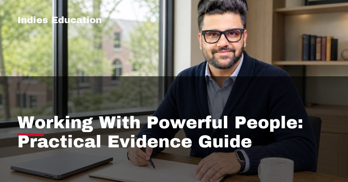 Featured image for Working With Powerful People: Practical Evidence Guide