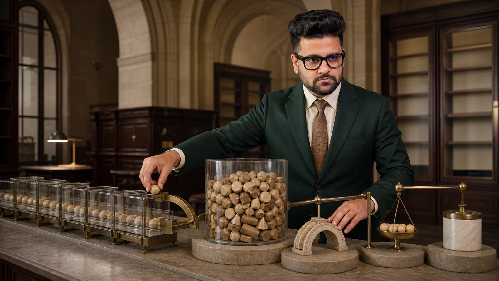 Sahil Khanna comparing unlabeled scenario cards in a market intelligence observatory for Brand equity