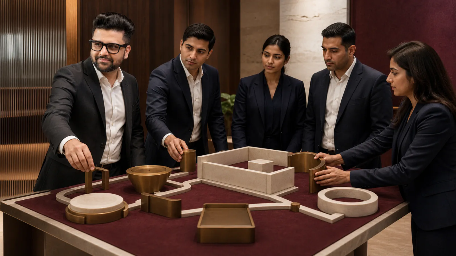 Sahil Khanna facilitating a case discussion in a leadership coaching studio for 10 Tips for Working at a Client's Site