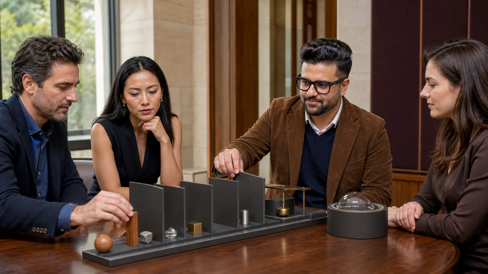 Sahil Khanna facilitating a case discussion in a university boardroom for Improve Your Concentration