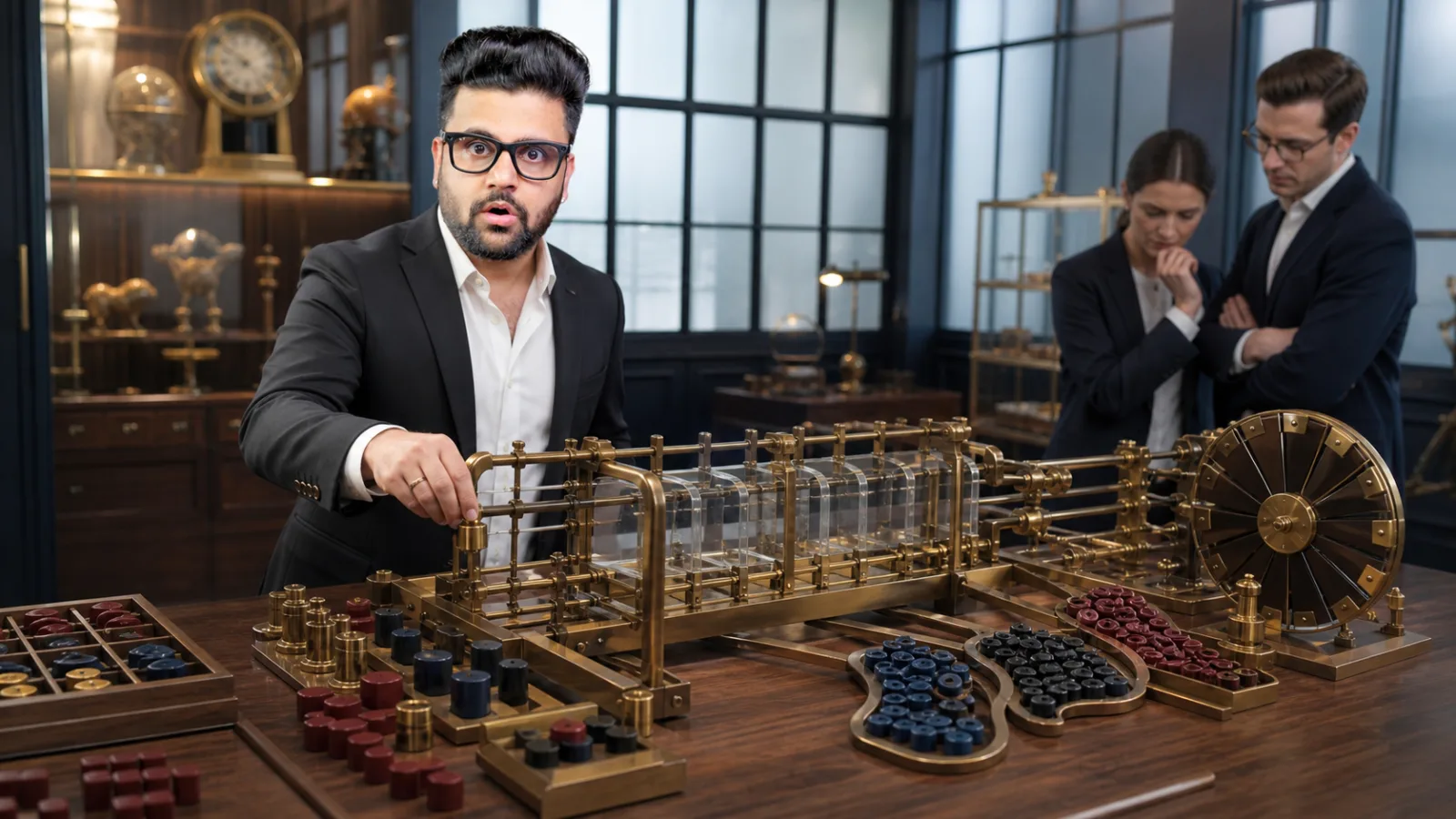 Sahil Khanna organizing research into visual clusters in a behavioral research lab for Computational Marketing