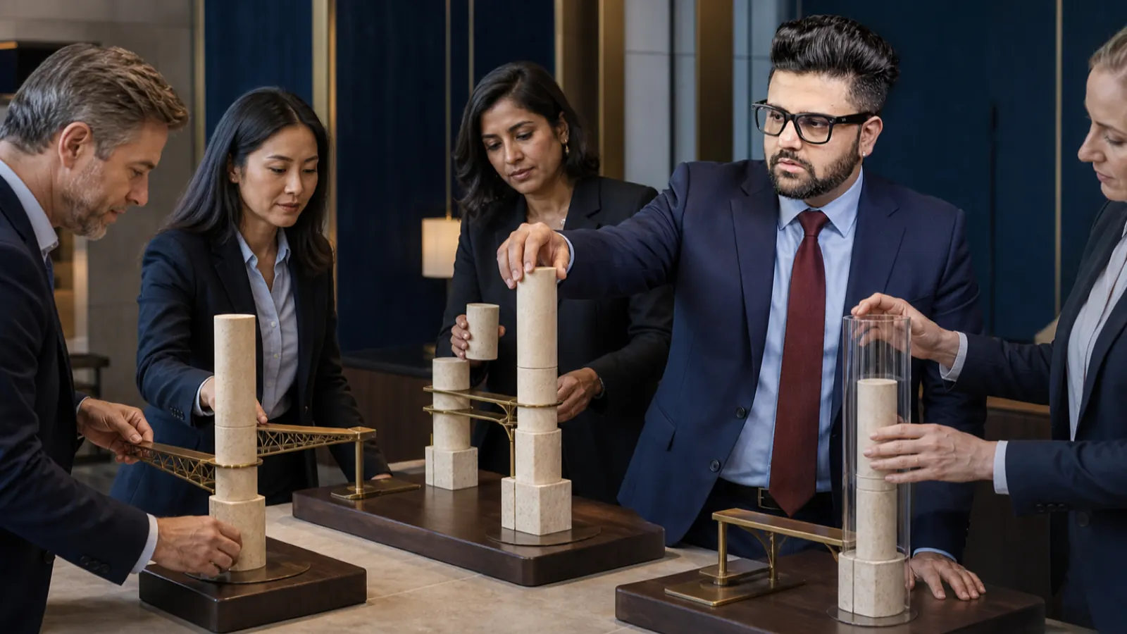 Sahil Khanna organizing research into visual clusters in a behavioral research lab for How Self-Confident Are You?