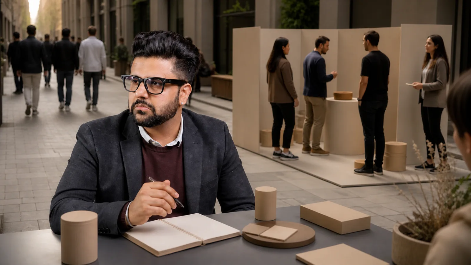 Sahil Khanna testing a physical operating model in a customer insight studio for Street Marketing