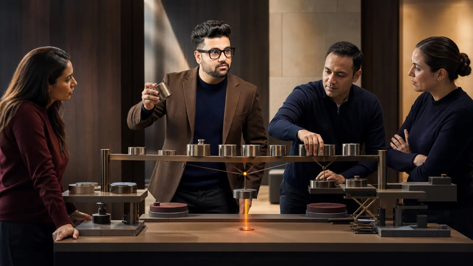 Sahil Khanna testing a physical operating model in a customer insight studio for The Breaking Point