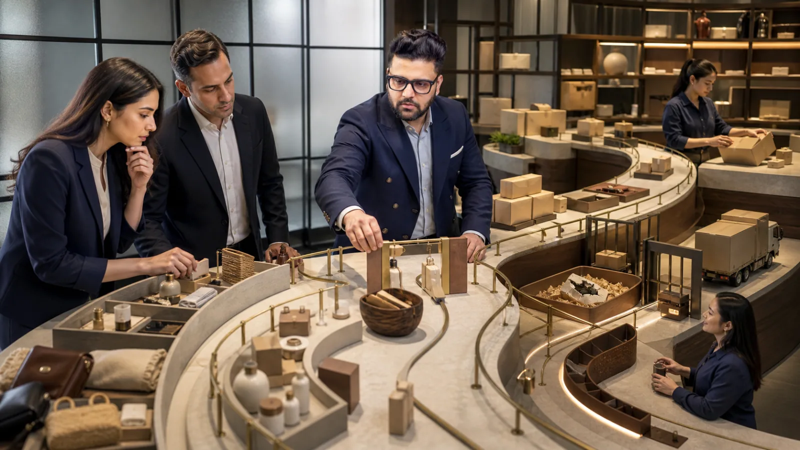 Sahil Khanna testing a physical operating model in a innovation atelier for Ecommerce Marketing
