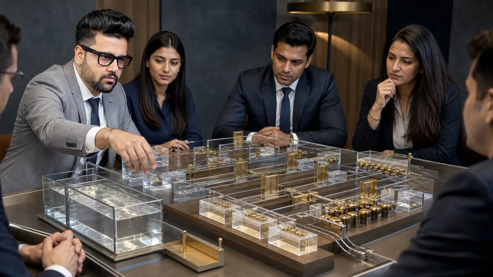 Sahil Khanna testing a physical operating model in a market intelligence observatory for Cash Flow Forecasting